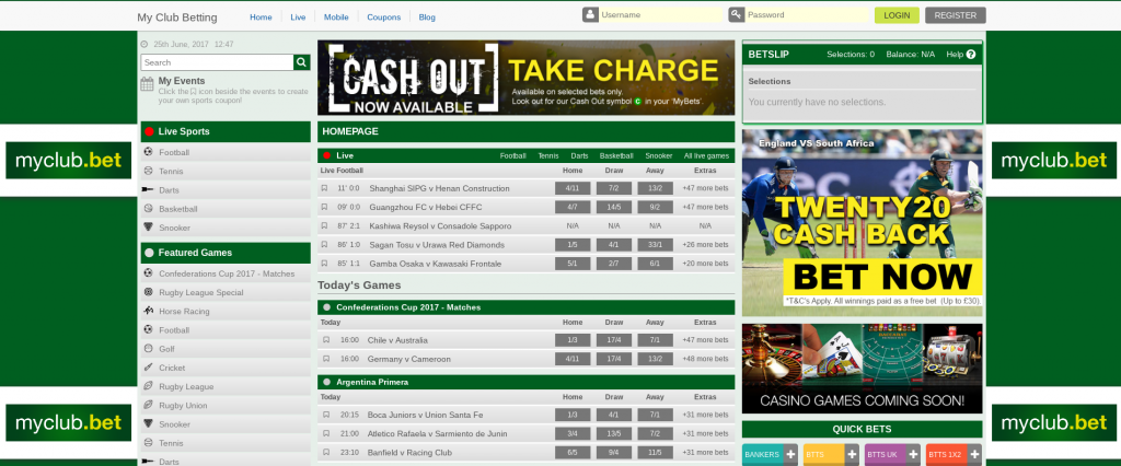 Min Club Betting-webside