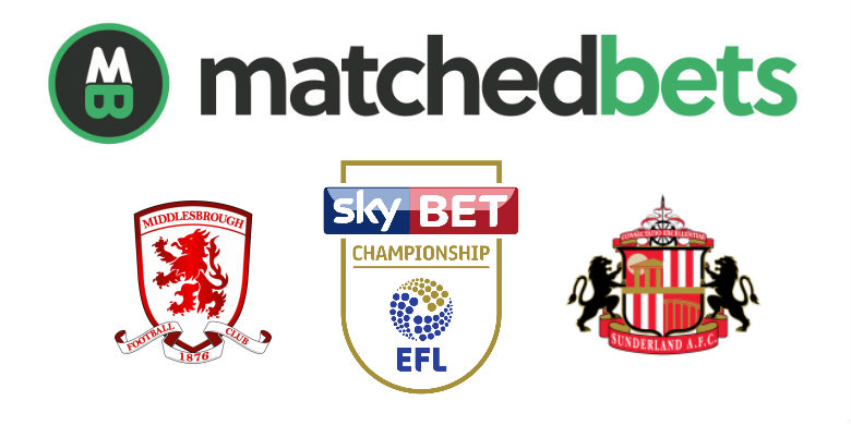 Middlesbrough v Sunderland Matched Betting Tips