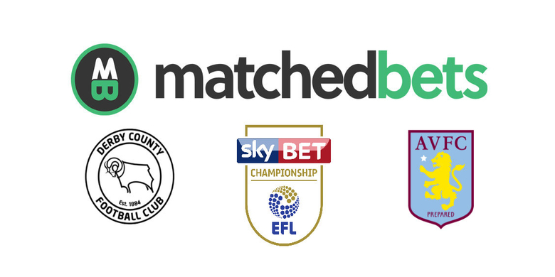 Derby County v Aston Villa Matched Betting Tips