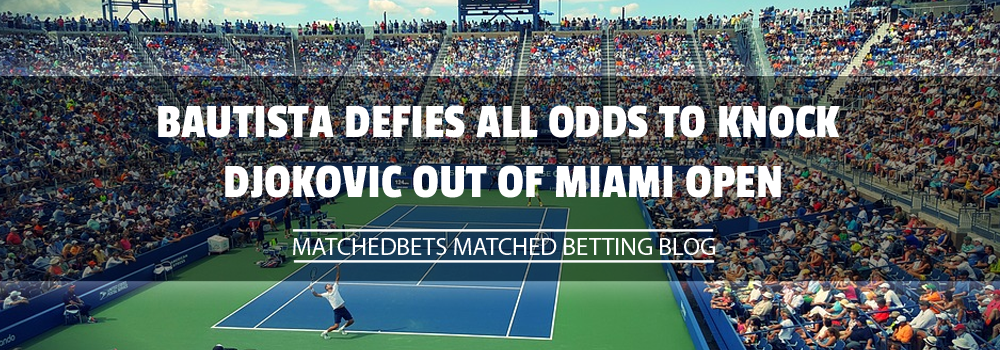 Bautista defies all odds to knock Djokovic out of Miami Open