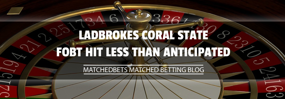 Ladbrokes Coral State FOBT Hit Less Than Anticipated