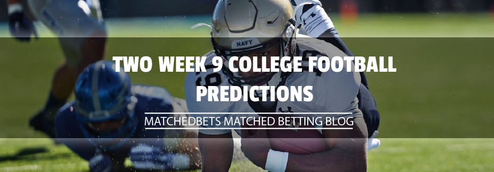 Two Week 9 College Football Predictions