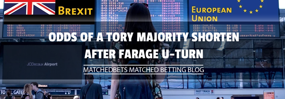 Odds Of A Tory Majority Shorten After Farage U-Turn